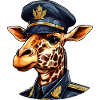 Giraffe Policeman