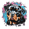 Rottweiler Graffiti Look