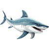 Great White Shark Motif
