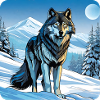 Proud Wolf in Winter Spiritanimal