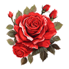 rote rose