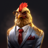 Feathery spy on duty