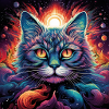 Trippy LSD Cat