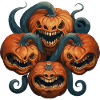 Spooky Pumpkin Friends