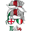 Italia Metà Inglese Metà Italiana Ragazza Italia