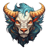 Anime Lion-Taurus Mythical Creatures
