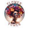 Flower Power Woman with Flowers