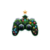 Weihnachtsbaum Tannenbaum Gamepad Lichterkette