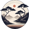 Zen Mountain Sunrise