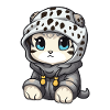 Snow leopard winter leopard comic
