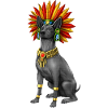 Xolo Dog Aztec Warrior