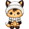Fuchs Winter Comic