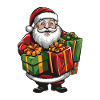 Santa Claus Gifts Xmas
