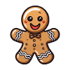 Christmas Gingerbread Biscuit Baking