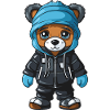 Bear Winter Comic Cute