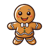 Christmas Gingerbread Cookie Baking