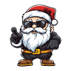 Santa Claus Comic Illustration