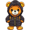 Bear Winter Comic Cute