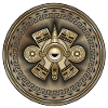Aztec ancient symbol Ollin God