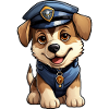 Dog Policewoman