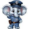 Polizei Elefäntchen