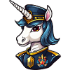 Policière licorne