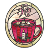 Hot chocolate Illustration. Winter comfort.