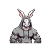 Pumpernickel Bunny Powerlifting Weightlifting