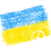 Drapeau de l’Ukraine Paix
