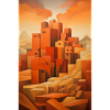 Desert Landscape, Desert Village