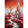 Snowy Fantasy Landscape