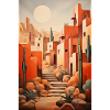 Desert Landscape, Desert Village