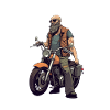 Old School Biker