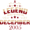18th Birthday Legend December 2005