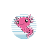 Axolotl drôle Axolotl mignon