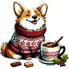 Corgi Winterfreude