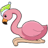 Flamingo Sleeping Nightcap