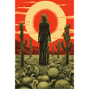 Mystic Desert Moon