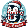 Cute Christmas Penguin Gift