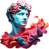 Neon Psychedelic Bust