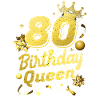 Reine d’anniversaire 80