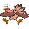 Shocked Cartoon Turkey