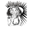 Art afro chic vecter