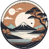 Peaceful Lake Zen Scene