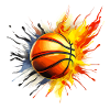 Stilvoller Basketball