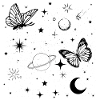 Space sommerfugl