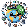 Erde im Recycling-Glück 🌍♻️
