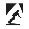 Snowboardfahrer Snowboard