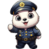 Panda Policeman