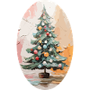 Christmas Tree Oil Painting
